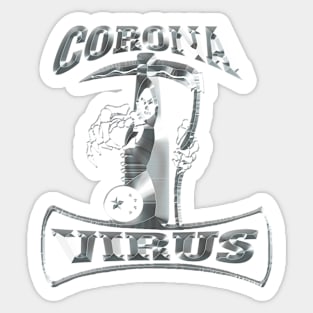 Corona Sticker